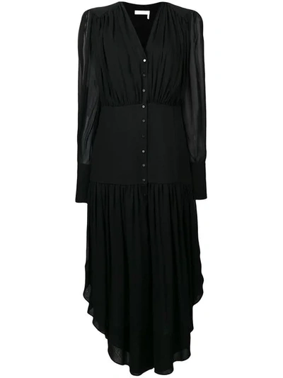 Chloé Loose Flared Dress - Black