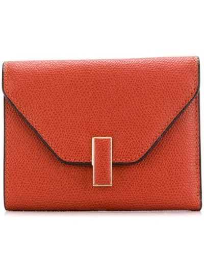 Valextra Three-fold Wallet - Red