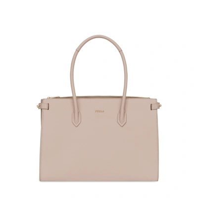 Furla Pin Tote M Dalia F In Pink