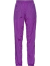 Prada Feather Nylon Trousers - Purple