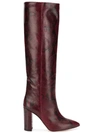 Paris Texas Knee Length Boots In Red