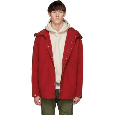 Nonnative Red Hiker Hooded Jacket In 020 Red
