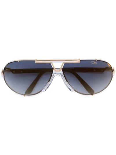 Cazal Aviator Sunglasses In Metallic