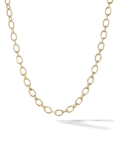 David Yurman 18kt Yellow Gold Oval Chain Necklace In 88