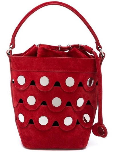 Pierre Hardy Penny Bucket Bag - Red