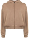 Yeezy Boxy Hoodie In Brown