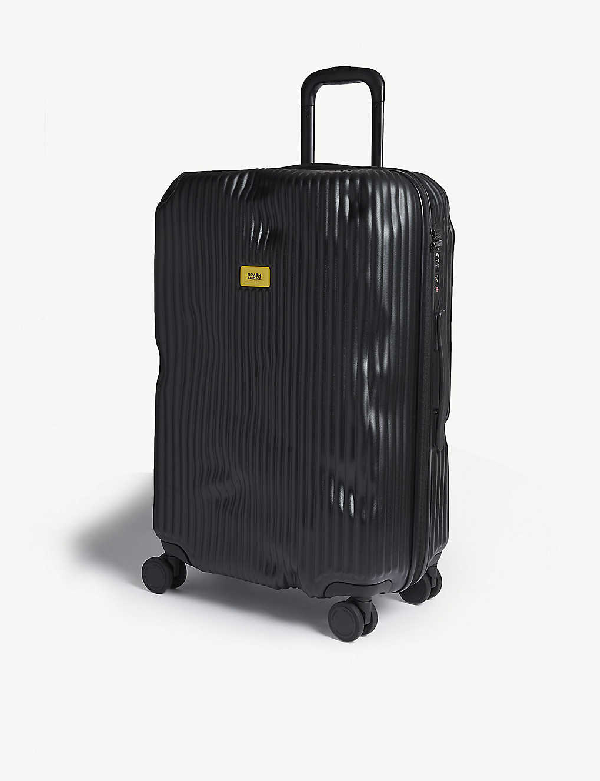 Crash Baggage Stripe Medium Suitcase 68cm In Super Black | ModeSens