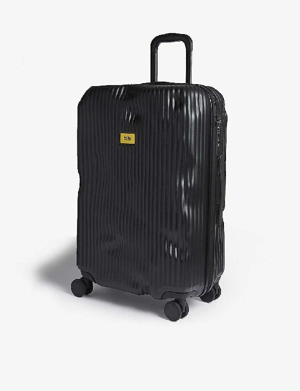 Crash Baggage Stripe Medium Suitcase 68cm In Super Black ModeSens