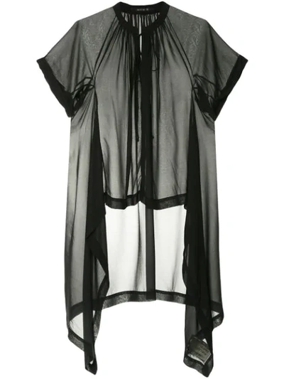Kitx Asymmetrical Shirt - Black