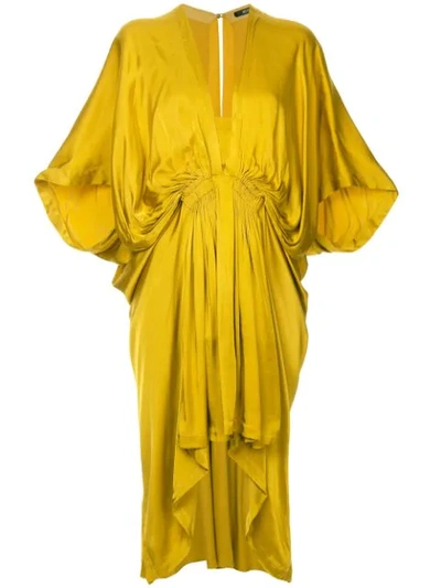 Kitx Muse Moment Draped Dress - Yellow