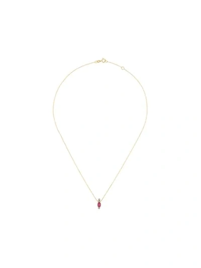 Yannis Sergakis 18kt Ruby Stone Necklace In Red