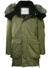Wooyoungmi Padded Fur Parka - Green