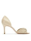 Sarah Chofakian Leather Pumps In Neutrals