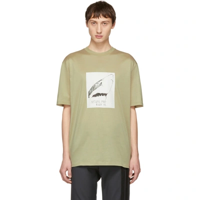 Lanvin Beige Natural Pain Killer Me T-shirt In 07.lt.beige