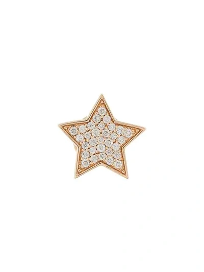 Alinka 18kt Rose Gold Stasia Superstar Diamond Single Stud