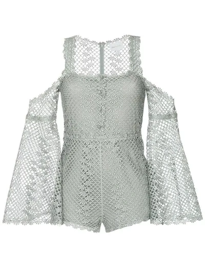 Alice Mccall Follow Me Playsuit In Grey