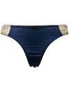 Gilda & Pearl Gina Thong  In Blue