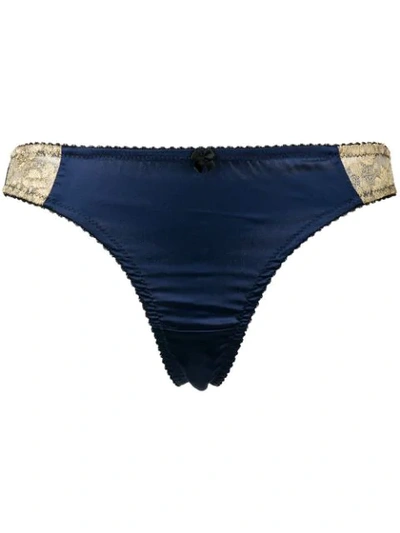 Gilda & Pearl Gina Thong  In Blue