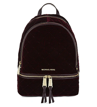 Michael kors cheap velvet backpack