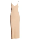 Commando Scoop-neck Microfibre Maxi Slip Dress In True Nude