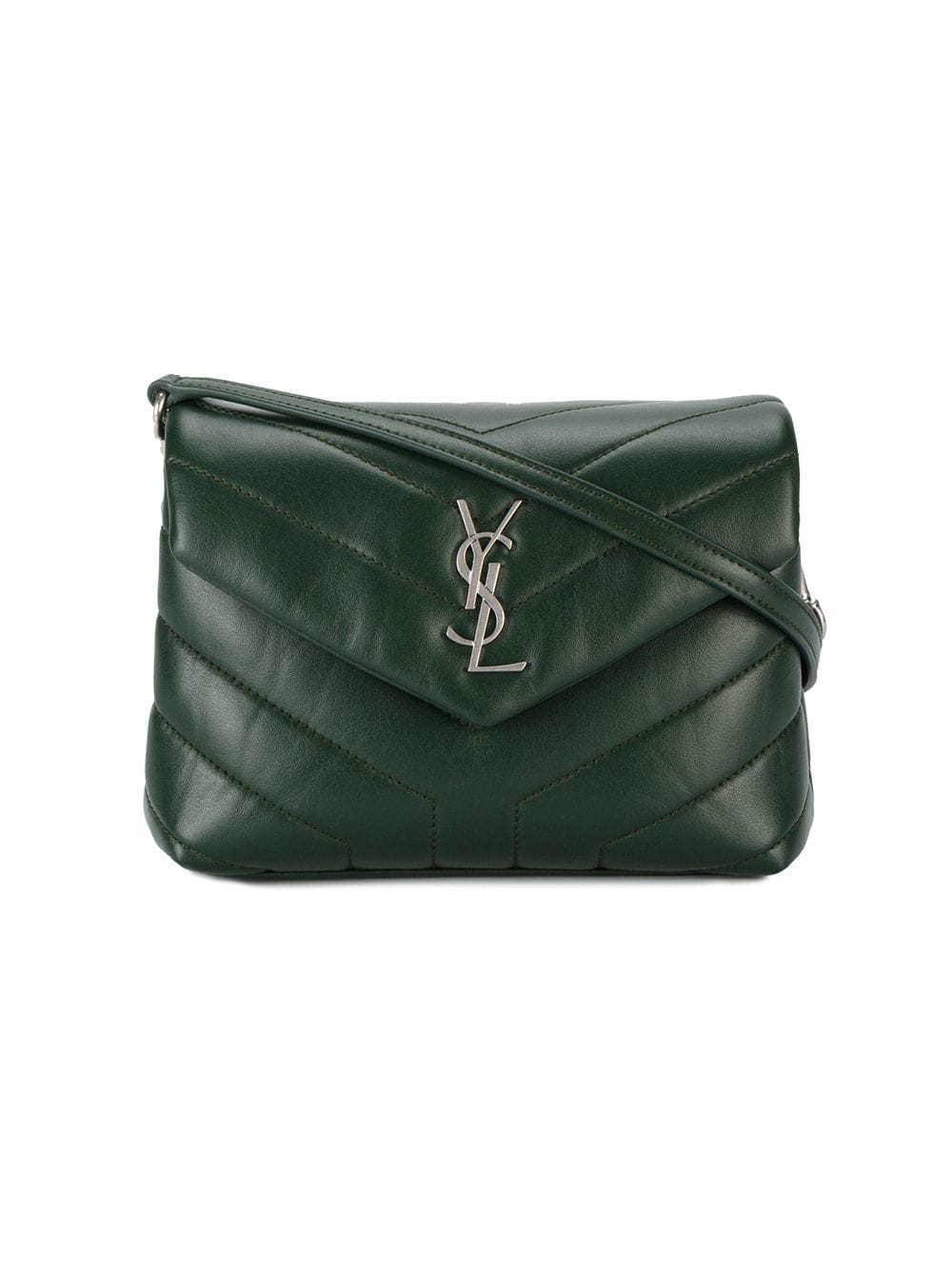 Saint Laurent Toy Lou Lou Strap Shoulder Bag Green ModeSens