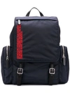 Calvin Klein 205w39nyc Address Embroidered Backpack In Blue