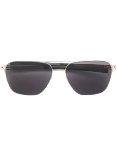 Ic! Berlin Jonathan Sunglasses In Gold