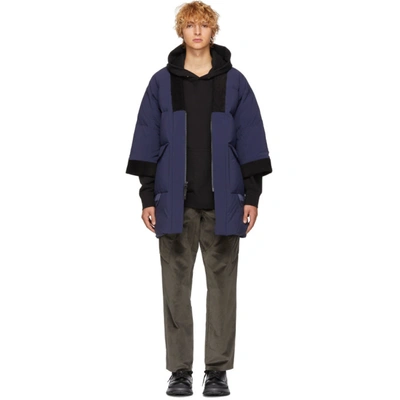 The North Face Black Series Navy Down Urban Kimono Coat In A7l Csmcblu |  ModeSens