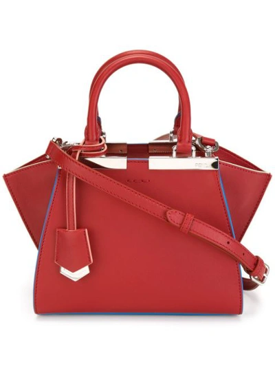 Fendi Mini '3jours' Crossbody Bag - Red
