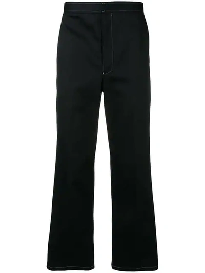 Thom Browne Patch Pocket Straight Leg Chino In Blue