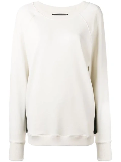 Roqa Oversized Sweater In White