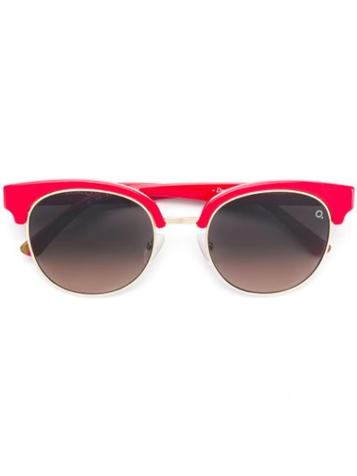 Etnia Barcelona Marina Round Sunglasses In Red
