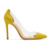 Gianvito Rossi Plexi Pumps In Cider+trasp