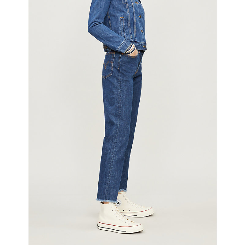 Levi's Wedgie Straight High-rise Jeans In Below The Belt | ModeSens