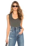 Velvet By Graham & Spencer Estina Tank In Charcoal