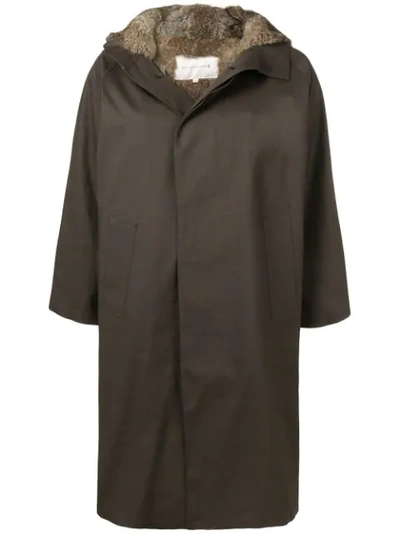 Mackintosh Oversized Trench Coat In Brown