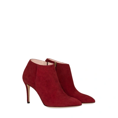 Furla Blogger Ankle Boots Ciliegia D In Red