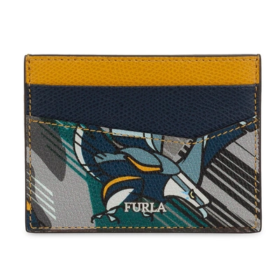 Furla Man Marte Kreditkarten-etui Toni Cipresso In Multi