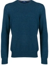 Barba Knit Jumper In Blue