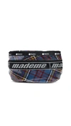 Lesportsac X Mademe Belt Bag In Blue Plaid