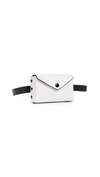 Rag & Bone Atlas Belt Bag S/m Belt In White/multi
