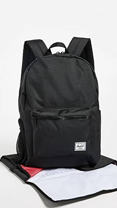 Herschel Supply Co. Settlement Sprout Diaper Backpack In Black