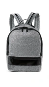 Deux Lux Flow Backpack In Silver Sparkle