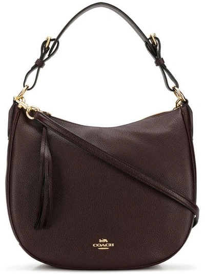 Coach Mae Hobo Shoulder Bag In Red