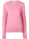 Barrie Round Neck Jumper In Pink