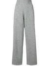 Barrie Ribbed Waistband Track Pants In Grey