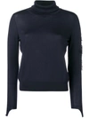 Barrie Turtle Neck Jumper - Blue