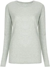 Majestic Long Sleeve Top In Grey