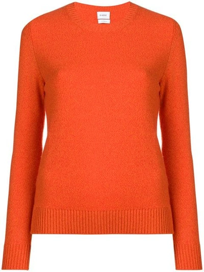 Barrie Round Neck Jumper In Orange