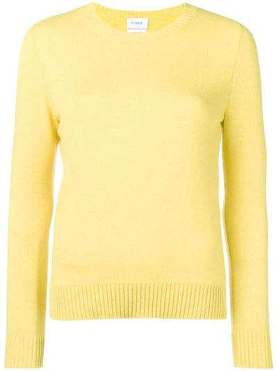 Barrie Round Neck Jumper In Yellow